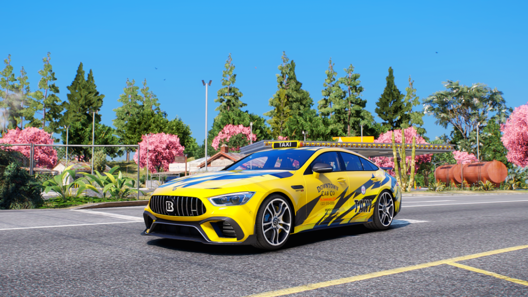 FiveM车包 奔驰 巴博斯 GT63 出租车 – FiveM插件网-FiveM插件网