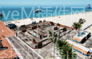 卡丁车海滩赛道地图 - FiveM插件网-FiveM插件网