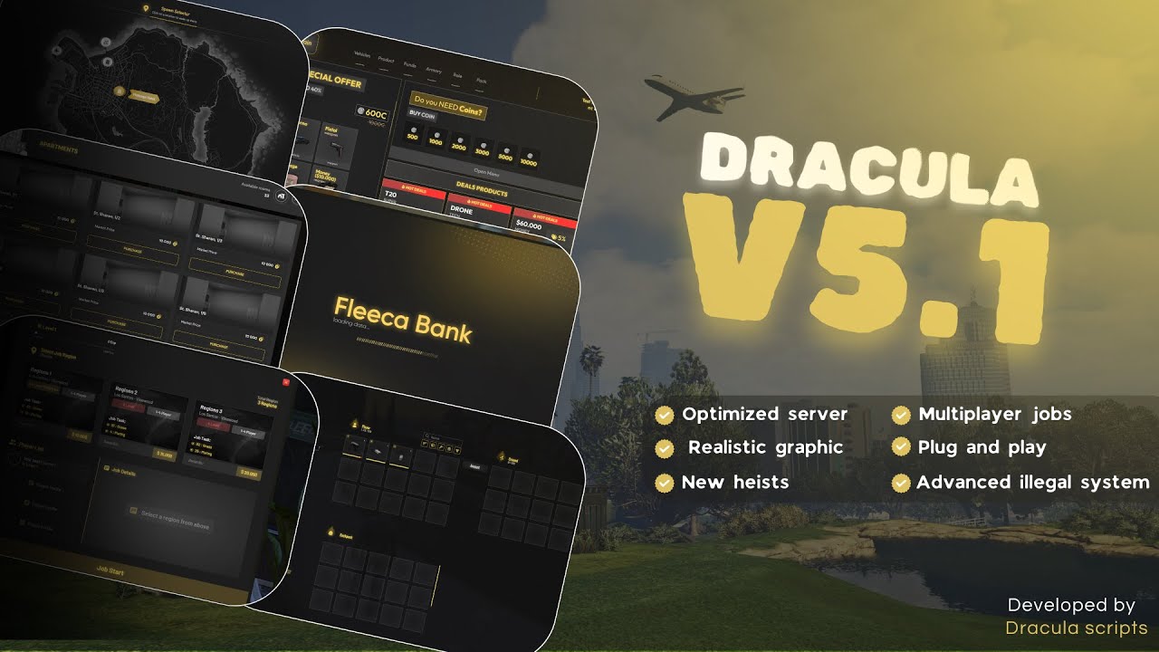 DRACULA V5.1 终极版 服务端 - FiveM插件网-FiveM插件网