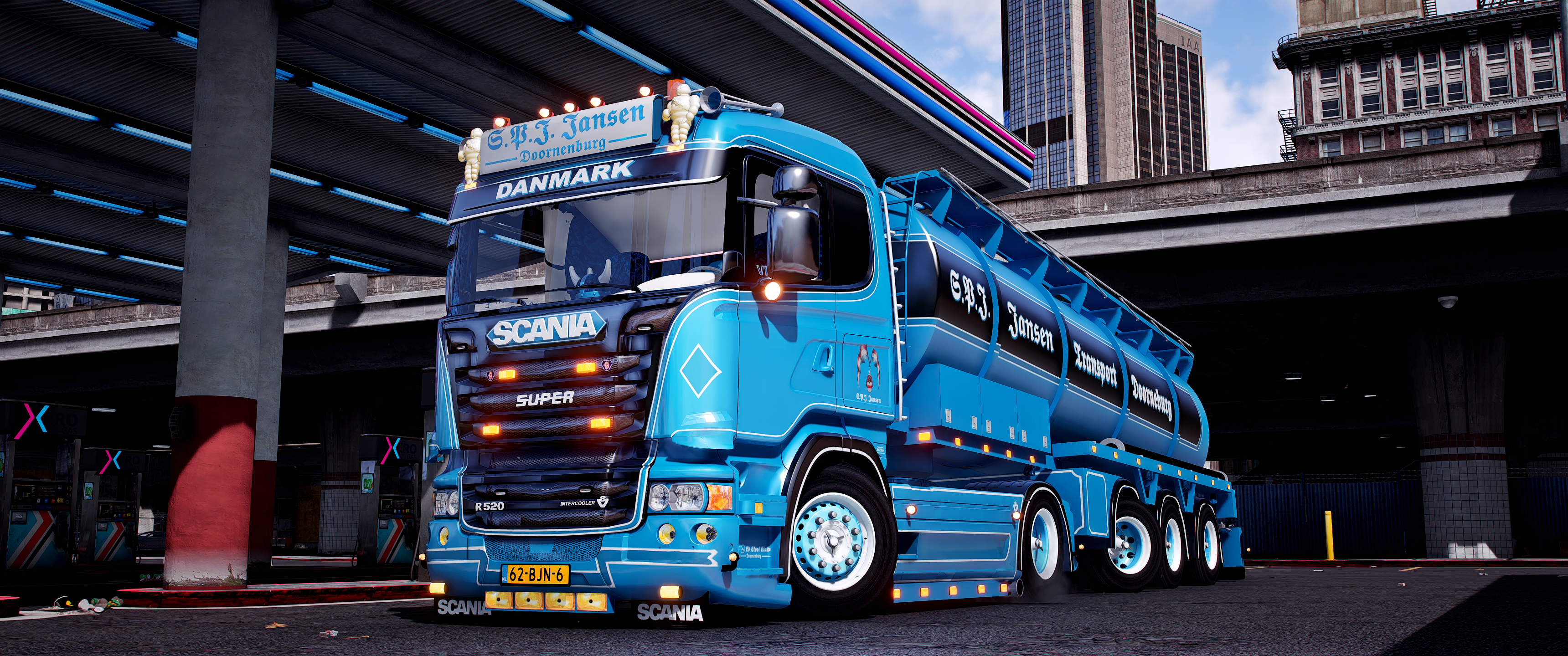 ELS 斯堪尼亚 R520 V8 S.P.J Jansen B.V - FiveM插件网-FiveM插件网