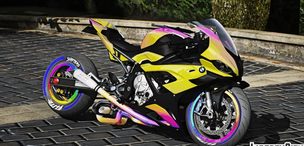 宝马 M1000RR 双涡轮 彩虹定制版 - FiveM插件网-FiveM插件网