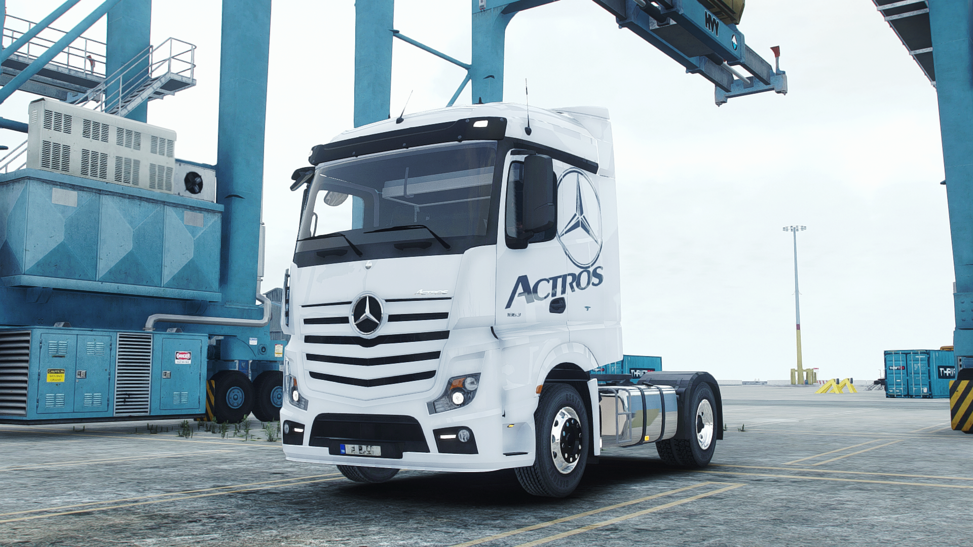 梅赛德斯 奔驰 Actros MP4 4×2 全险半挂卡车 - FiveM插件网-FiveM插件网