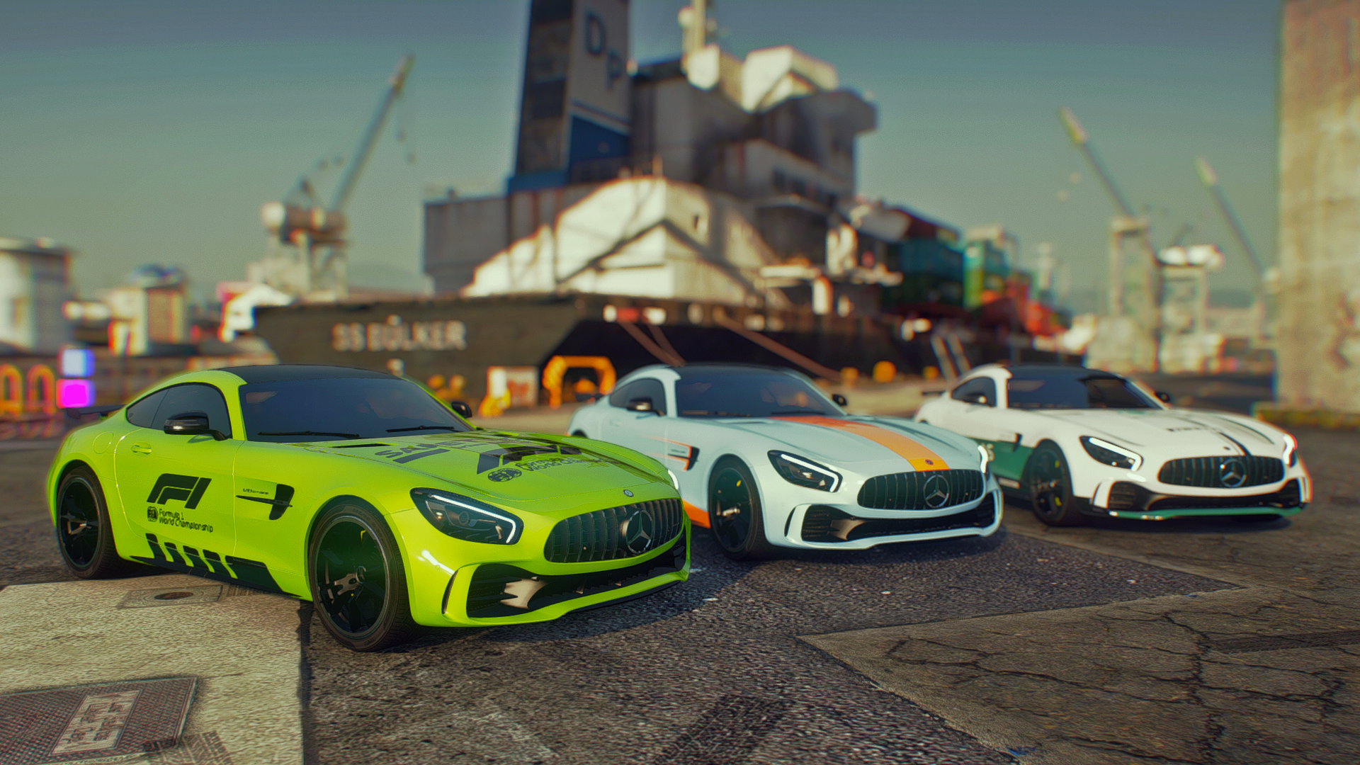 梅赛德斯 奔驰 AMG GT R F1涂装版 - FiveM插件网-FiveM插件网