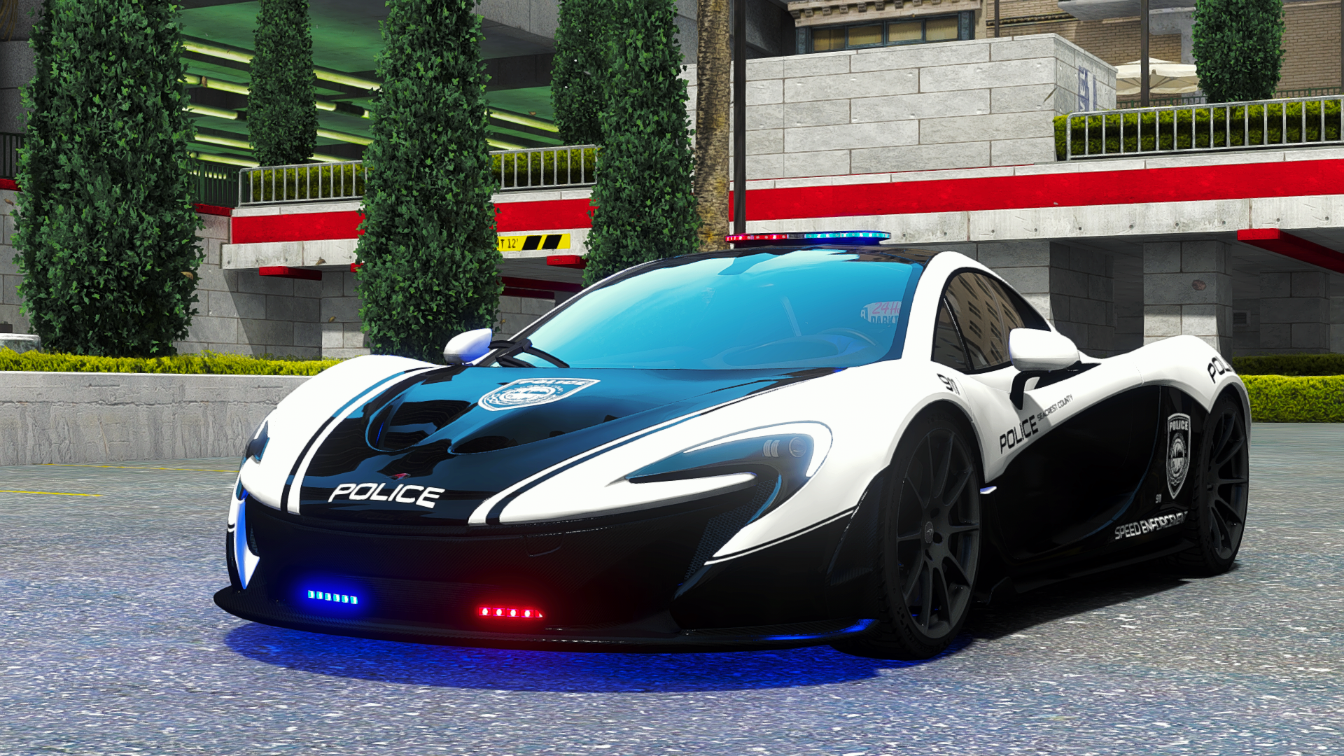 迈凯伦 P1 警车 超级跑车 - FiveM插件网-FiveM插件网