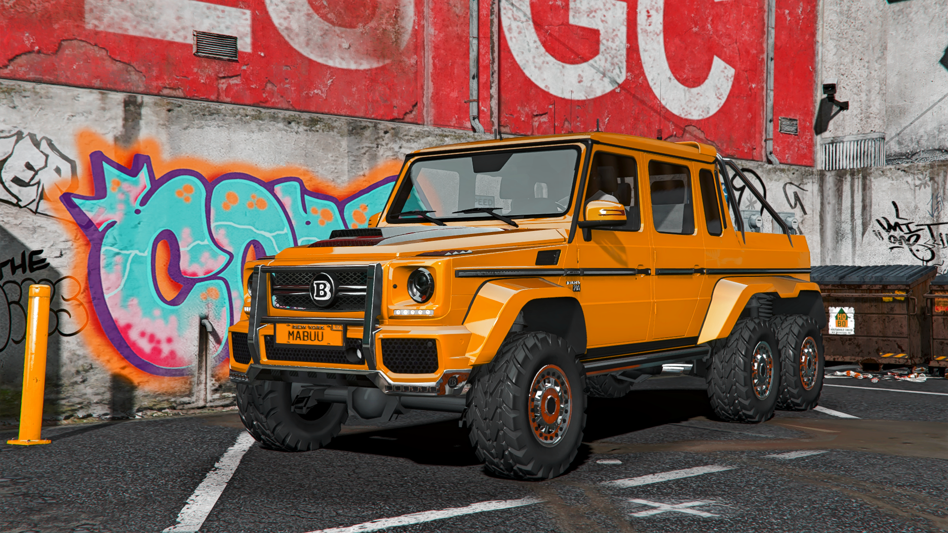 梅赛德斯 奔驰 巴博斯 AMG G63 6X6 - FiveM插件网-FiveM插件网