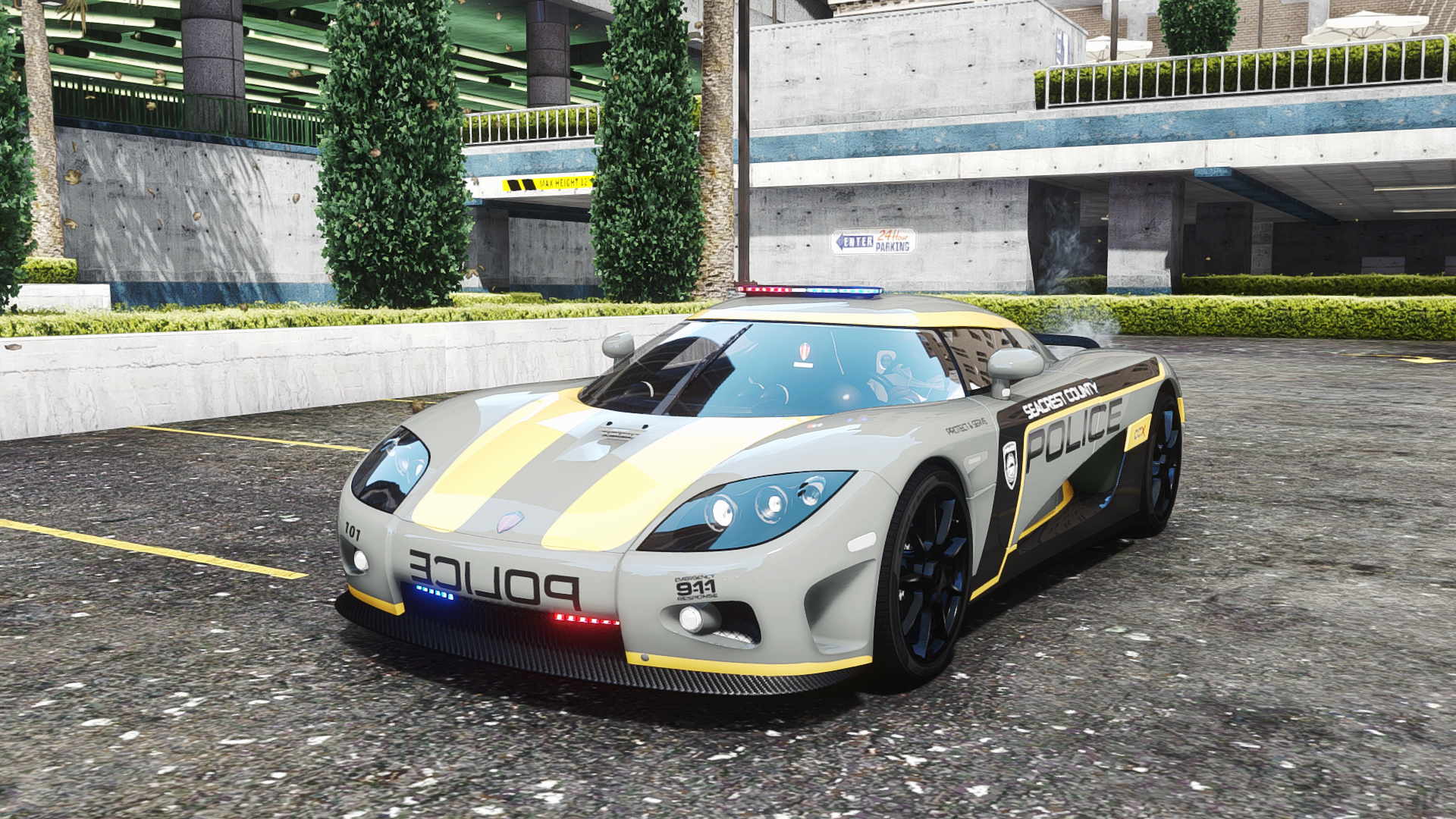 科尼赛克 CCX Hot Pursuit 警车 - FiveM插件网-FiveM插件网