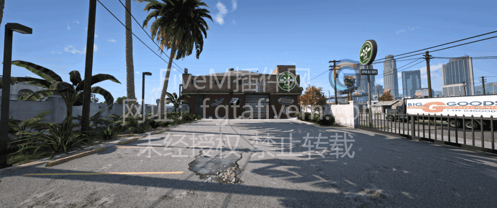 FIveM汽修厂地图 格罗夫街汽车修理厂 将格罗夫街仓库改造 - FiveM插件网-FiveM插件网