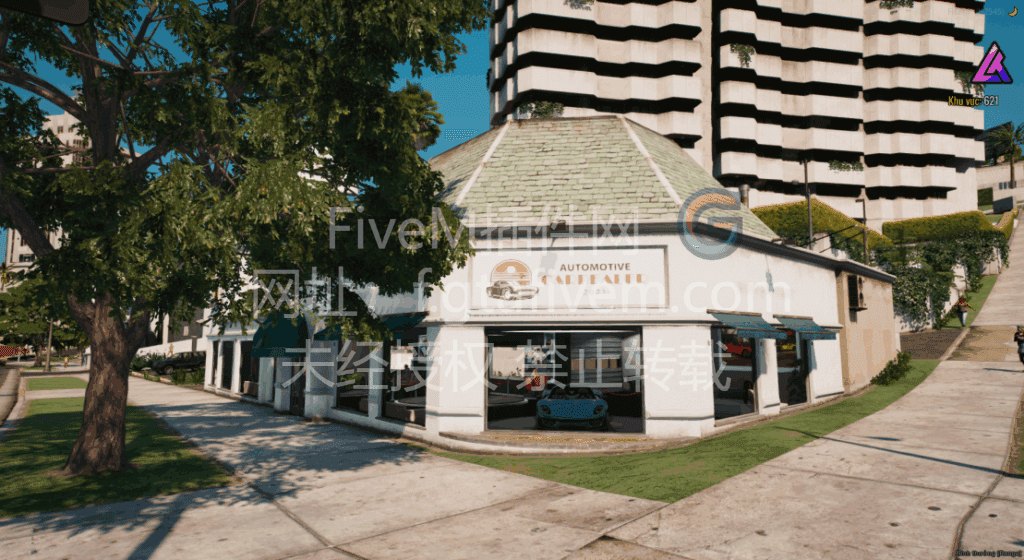 FiveM车店地图 定制地图汽车经销商 V2 - FiveM插件网-FiveM插件网