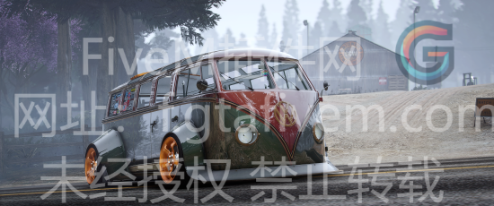 FiveM车辆 大众 T1 宽体 小巴士 - FiveM插件网-FiveM插件网