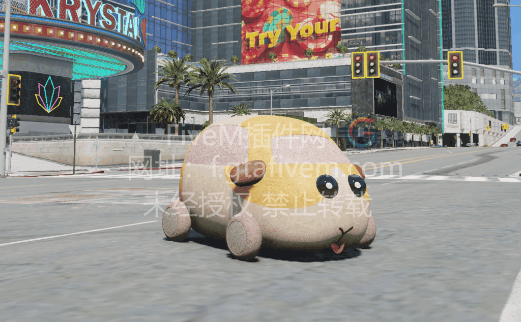 FiveM车辆 豚鼠车 豚鼠猪车 抽象车 - FiveM插件网-FiveM插件网