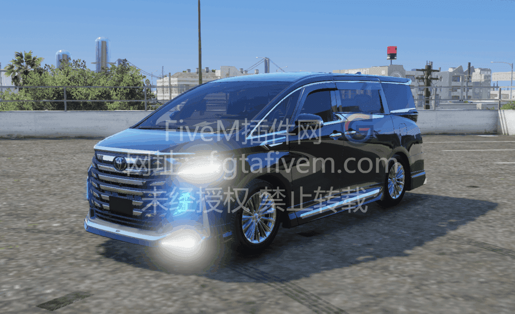 FiveM车辆 丰田威尔法蒙娜丽莎版 稀有车包 超精致模型 非公放车 - FiveM插件网-FiveM插件网