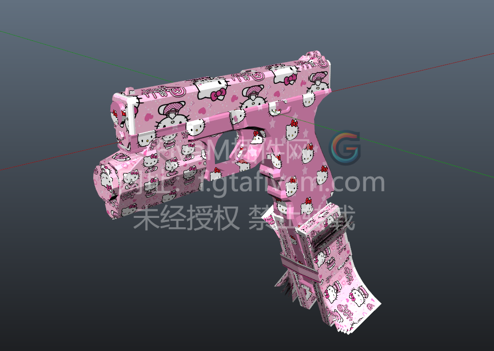 FiveM武器 Hello Kitty格洛克手枪 - FiveM插件网-FiveM插件网