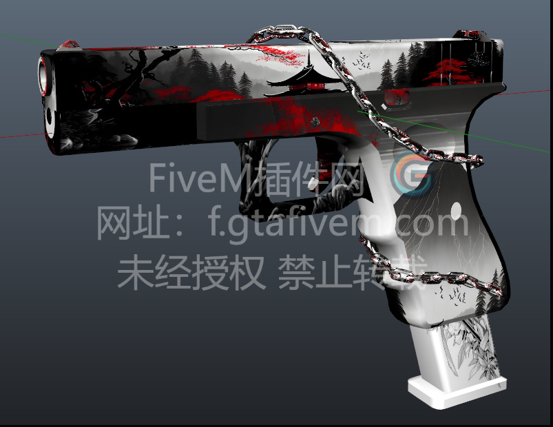 FiveM武器 水墨画格洛克手枪 - FiveM插件网-FiveM插件网