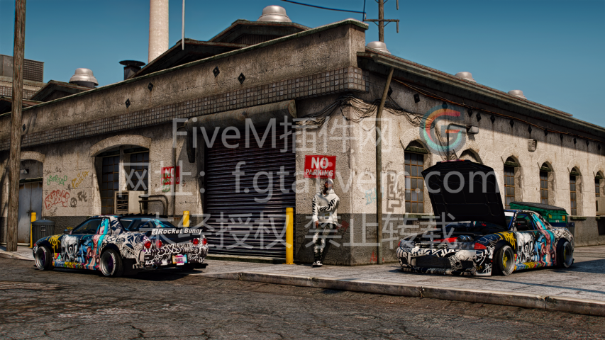 FiveM车辆 尼桑 GTR32 JDM 涂鸦 - FiveM插件网-FiveM插件网