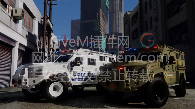FiveM警车 熊猫装甲车 SWAT - FiveM插件网-FiveM插件网