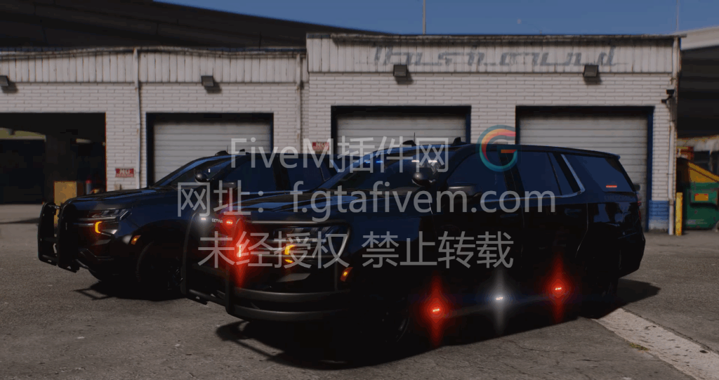 FiveM警车 2021 雪佛兰 Tahoe 休斯顿 PD K9 - FiveM插件网-FiveM插件网
