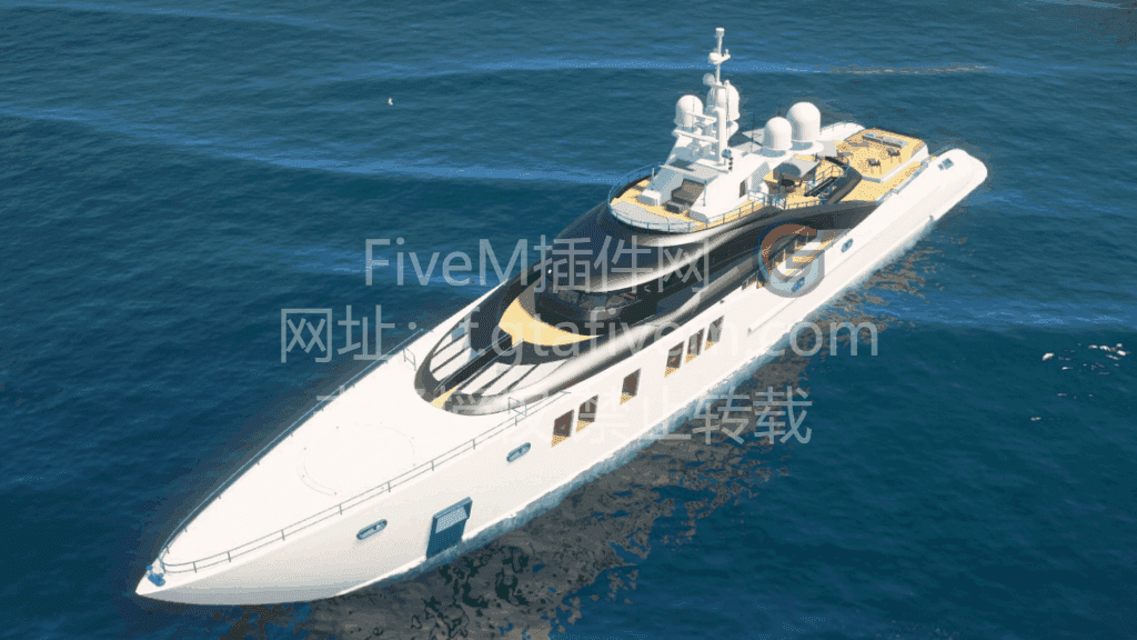 FiveM载具 奢华夏季游艇 体积超大的船 可以驾驶 - FiveM插件网-FiveM插件网