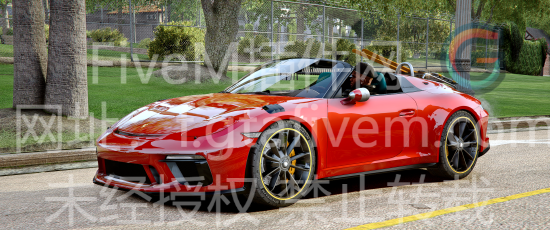 FiveM车辆 保时捷 911 Speedster 冬季特工版 - FiveM插件网-FiveM插件网