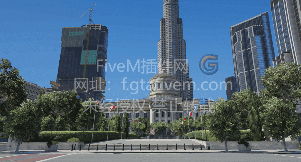 军团广场重置 洛圣都市政府稀有高质量地图 - FiveM插件网-FiveM插件网