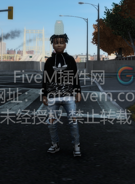 FiveM PED模型 脏辫小黑 角色模型 角色扮演 - FiveM插件网-FiveM插件网