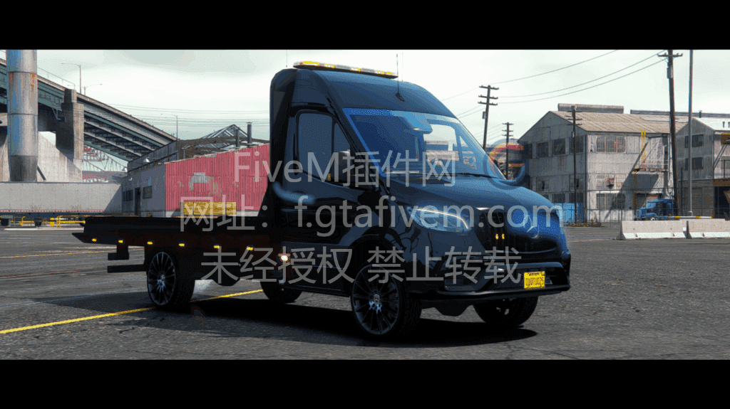 FiveM 车辆 梅赛德斯 奔驰 平板拖车 BenZ-FiveM插件网