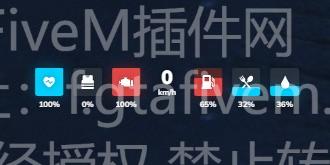 【免费资源】一个简单的hud-FiveM插件网