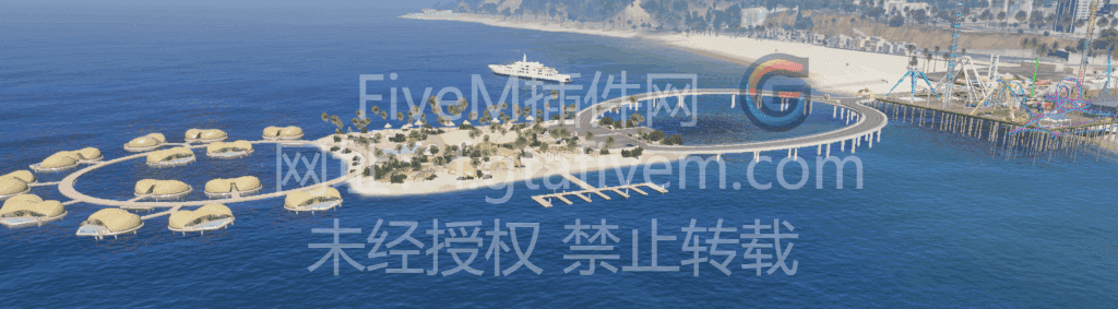 稀有游乐场地图V2+游乐场插件+珍珠度假村地图-FiveM插件网